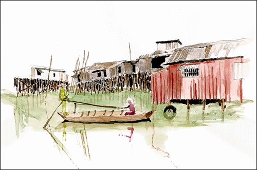 В Ханое открылась выставка плавучих домов датского архитектора